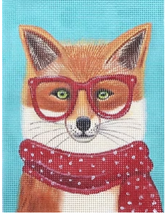 Smart Fox Portrait (Elizabeth Tyndall)