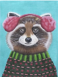 Cozy Raccoon Portrait (Elizabeth Tyndall)