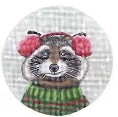 Cozy Raccoon Round (Elizabeth Tyndall)
