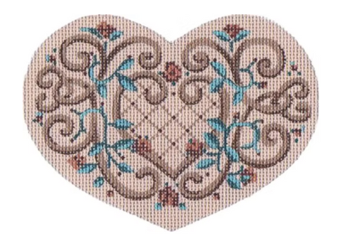Victorian Rose Heart (Tapestry Tent)