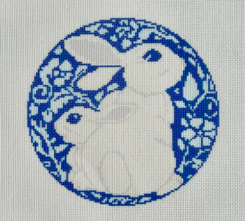 Blue and White Bunnies (KCN Designers)