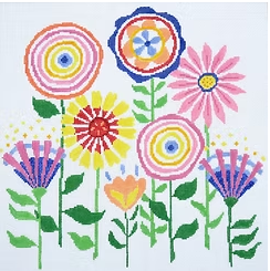 Large Floral Fanfare 1 (Jean Smith)