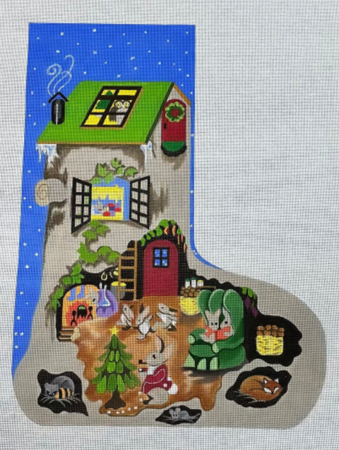 Rabbit Hole Stocking (Susan Roberts)