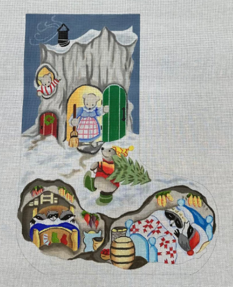 Bear House Stocking (Susan Roberts)