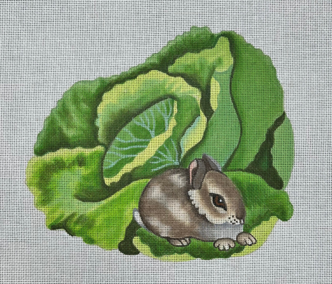 Bunny On Cabbage (Susan Roberts)