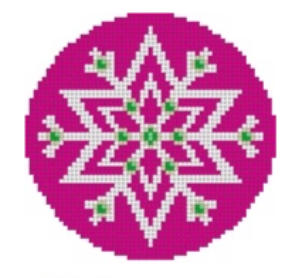 Snowflake - Magenta Jeweled (Susan Roberts)