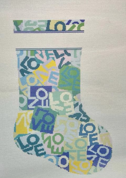 Blue Lovevolve Stocking (KCN Designers)