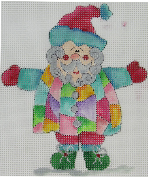 Santa w/Patchwork Coat (Renaissance Designs)