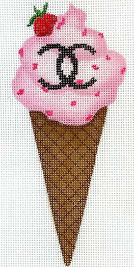 Chanel Strawberry Ice Cream Cone (Kate Dickerson)