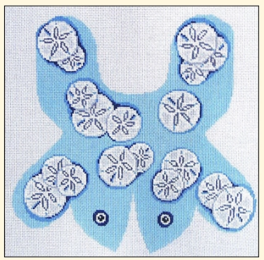 Sand Dollar Frog (Needle Crossings)– Stitch Therapy Needleworks