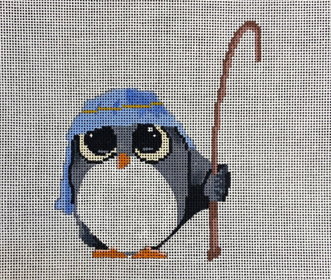 Animal Nativity - Shepherd Penguin (Pretty Little Lines)