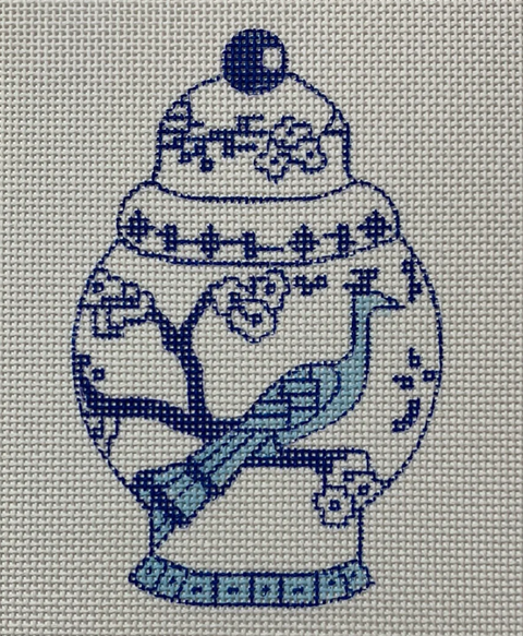 Blue Jardiniere/Peacock - SB974 (Collection Designs)