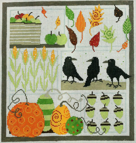 Sixes - Autumn Stitch Guide (Pippin Studios)