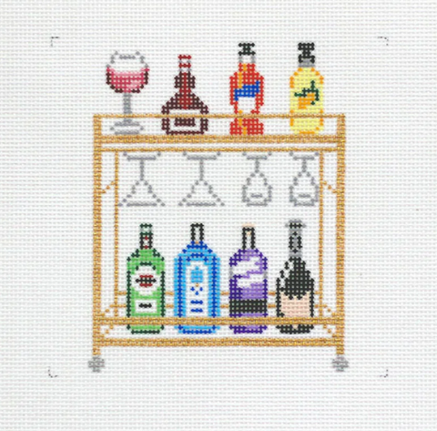 Rainbow Bar Cart (Morgan Julia)