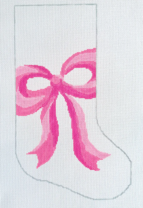 Pretty Pink Bow Stocking (KCN Designers)