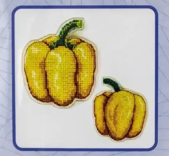 Plastic Canvas Kit - Yellow Pepper (Wonderland Crafts)
