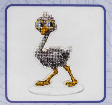 Plastic Canvas Kit - Ostrich (Wonderland Crafts)