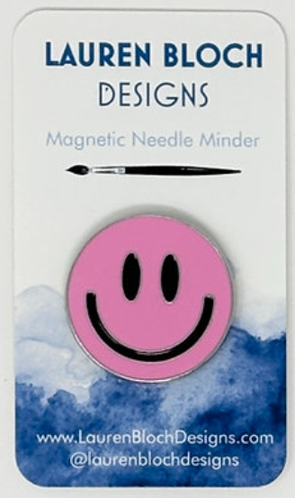 Needle Minder - Smiley Face/Light Pink (Lauren Bloch Designs)