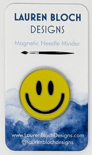 Needle Minder - Smiley Face/Yellow (Lauren Bloch Designs)