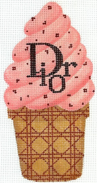 Dior Peach Chocolate Chip Soft Serve (Kate Dickerson)