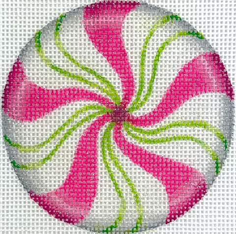 Sparkly Pink & Lime Peppermint (Kate Dickerson)