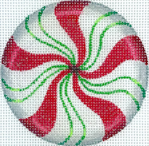 Sparkly Red & Green Peppermint (Kate Dickerson)