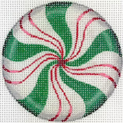 Sparkly Green & Red Peppermint (Kate Dickerson)