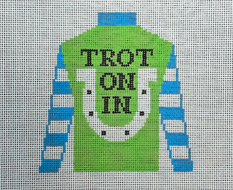Trot On In - Blue (Rachel Donley)