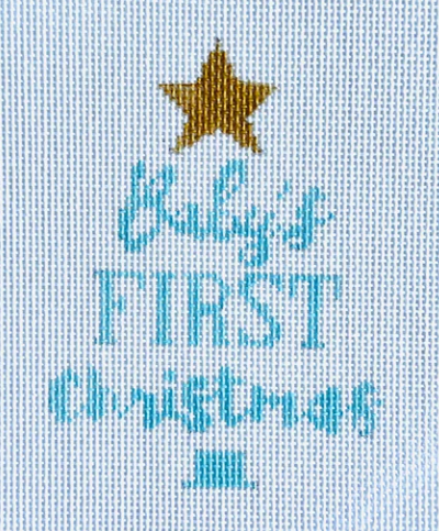 Baby's First Christmas - Tree Blue (KCN Designers)