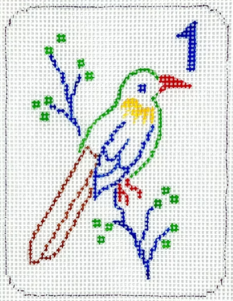 Mini Mahjong Tile - Bird (Kate Dickerson)