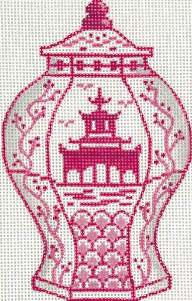 Mini Chinoiserie Vase - OM-332 (Kate Dickerson)