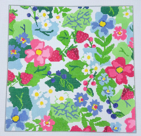 Strawberry Floral Square (KCN Designers)