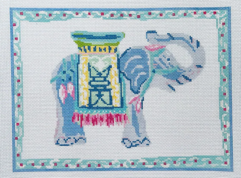 Blue Elephant Pillow (KCN Designers)
