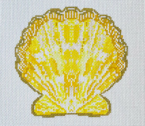 Scallop Ornament - Yellow (KCN Designers)
