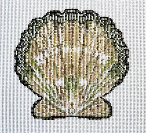 Scallop Ornament - Brown (KCN Designers)