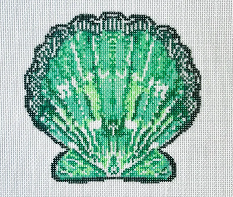 Scallop Ornament - Green (KCN Designers)