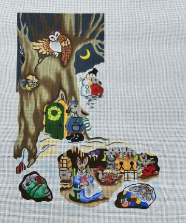 Christmas Greeting Stocking (Susan Roberts)