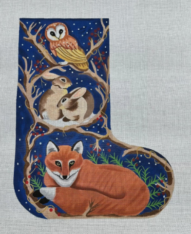 Night Fox Stocking (Susan Roberts)