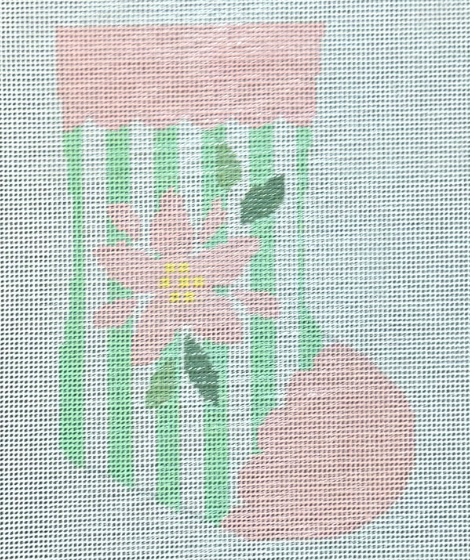 Mini Stocking - Poinsettia (Camilla Moss)