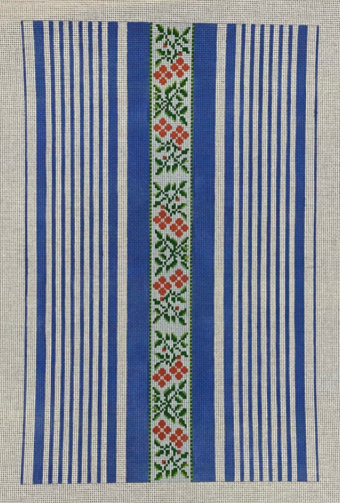 Ribbon Ticking Trifold Clutch (KCN Designers)