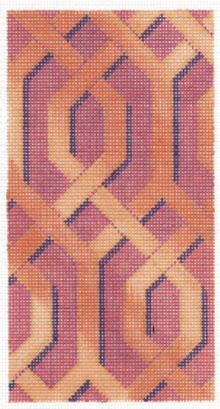 Interlocking Geometric Eyeglass Case (Stitchtent)