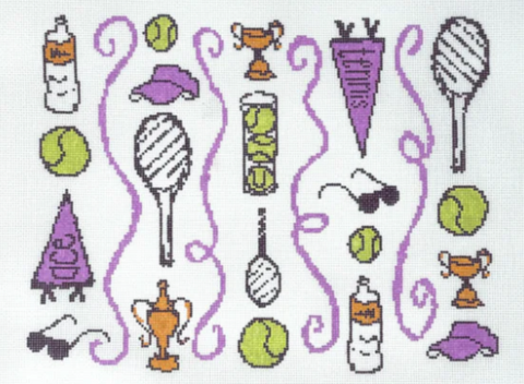 Tennis Toile (Stitchtent)