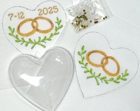 Heart Shaped Kit - Wedding Rings (Kate Dickerson)
