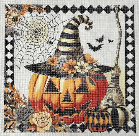 Pumpkin w/Hat (Painted Pony Designs)