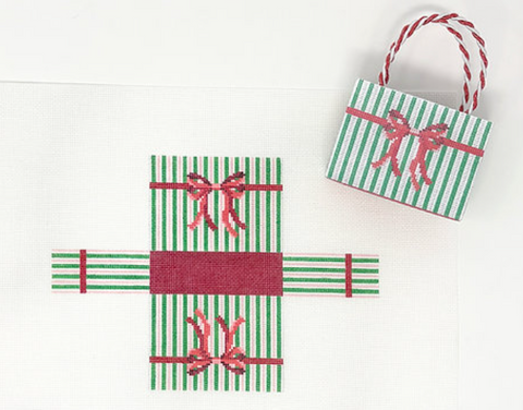 3D Mini Striped Holiday Bag (Lauren Bloch Designs)