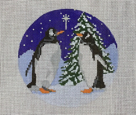 Penguins w/Christmas Tree (KCN Designers)
