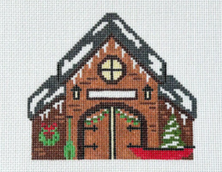 Nautical Christmas Boathouse (Morgan Julia Designs)
