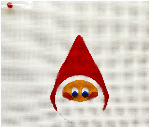 Santa Face w/Bead Nose (Blueberry Point)