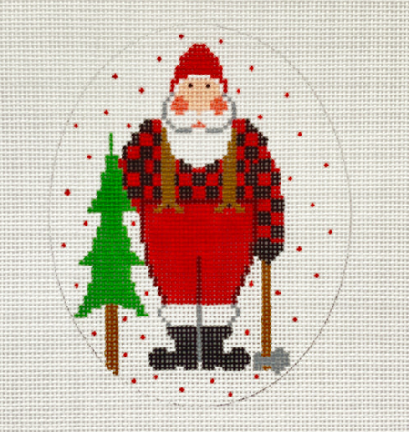 Lumberjack Santa Ornament (Blueberry Point)