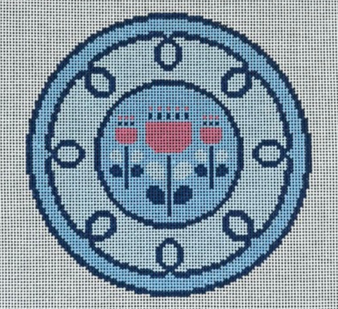 Curlicue Floral Plate (Love MHB Studio)